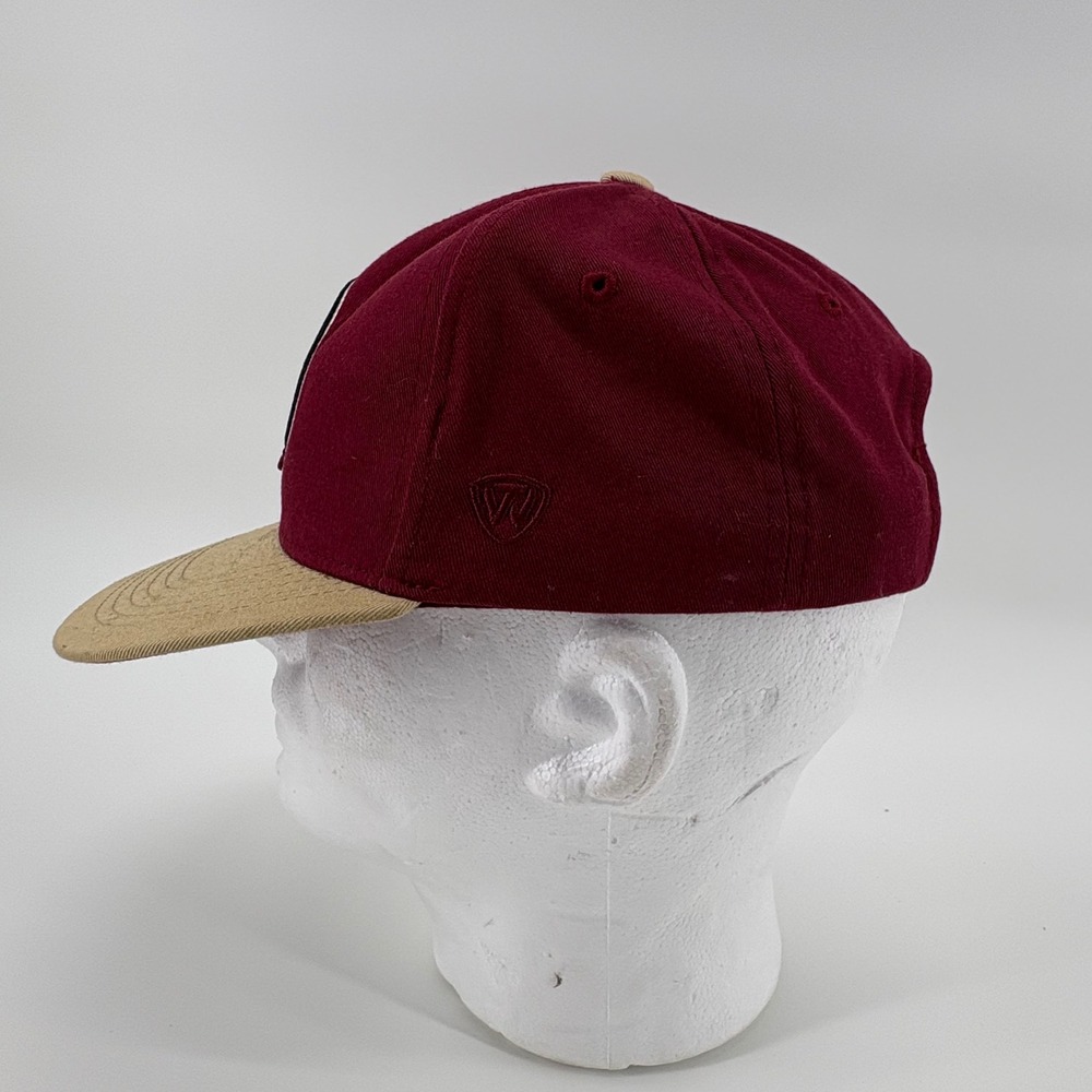 Top of the World Florida State Seminoles Youth Snapback Baseball Cap Maroon Tan - Picture 2 of 7
